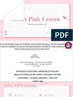 PowerPointHub Sweet Pink Lesson Bf8EbC