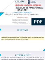 Coeficientes Globales de Transferencia de Calor