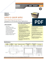 UPS12-280R MRX Valve Regulated Lead Acid Battery for UPS