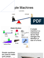 Simple Machines (Levers)