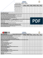 Lista de Cotejo Matilde IV Ciclo