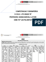 Matriz IV Ciclo 2022