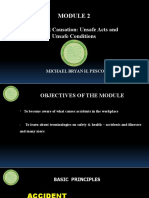 Module 2 - Accident Causation - Unsafe Acts - Unsafe Conditions