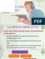 Module 5 - Hand Tools - Power Tools