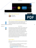 MQTT vs. HTTP For IoT