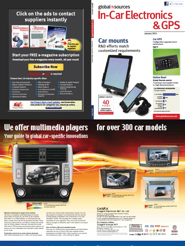 In-Car Electronics & GPS | PDF | Microsoft Windows | Computing