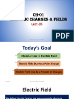 Electric Charges and Fields Lect 06 Notes