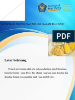 Contoh Proker Pempek Ikan Lele