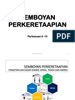 Semboyan Perkeretaapian: Pertemuan 9 - 10