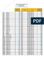 Pix Price List - Effective 1st June, 22