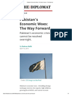 Pakistan's Economic Woes - The Way Forward - The Diplomat