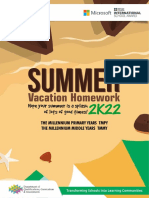 Summer Vacation Homework 2022 TMPY TMMY 2022