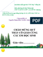 1. t2,3 Lời Của Cây Văn 7 Ctst Nguyễn Nhâm 0981713891