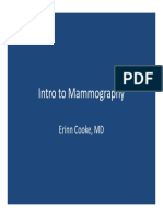 Intro To Mammography: Erinn Cooke, MD