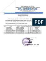 Surat Rekomendasi Lomba