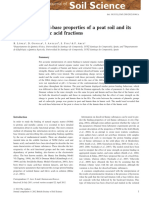 Study of The Acid-Base Properties of A Peat Soil and Its Humin and Humic Acid Fractions