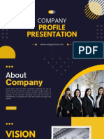 Yellow & Black Modern Company Profile Presentation
