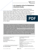 Metabolomics in Nutrition Studies