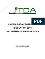 NDPR Implementation Framework