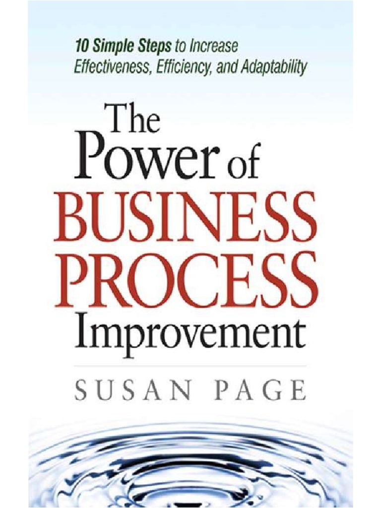 Business Process Improvement Guide | PDF | Microsoft Office | Business ...