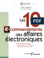 Les 10 E-Commandements Des Affaires Électroniques - Louis J. Duhamel Megyery - PDF (Etc.)
