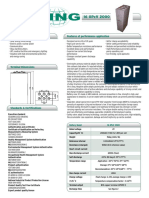 Datasheet 16 Opzv 2000: Application Features of Performance Application