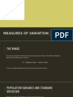 5 - Measures of Variability