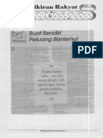 Buat Sendiri Peiuang Bisnismu!: Pikiran Rakyat