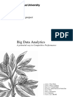 Big Data Analytics: Degree Project
