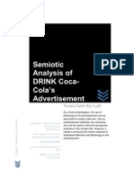 Semiotic Analysis of DRINK Coca Cola's Advertisement