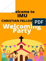Welcome To: Christian Fellowship'S