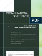 Dp1 Unit1 Organisational Objectives