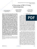 Short-Term Forecasting of PM 2.5 Using HybridAlgorithm