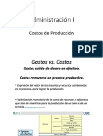 Administración I - Costos de Producción