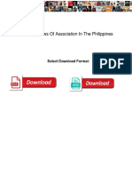 Sample Bylaws of Association in The Philippines