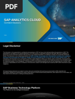 Sap Analytics Cloud: Confident Decisions