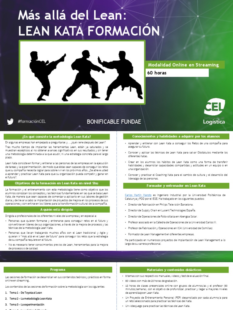 Formación Online en Lean Kata | PDF | Kata
