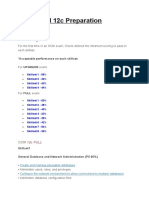 OCM 12c Preparation