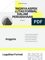 Pentingnya Aspek Legalitas Formal Dalam Perusahaan