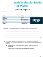 21.1-Simple Kinetic Molecular Model of Matter-Cie Igcse Physics Ext-Theory-Qp