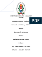 Tarea de Investigación de Mercados