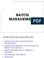 PP Batch Management Presentation