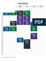 Tercer Semestre: ETN-406 ETN-340 ETN-307 ETN-302 ETN-302 ETN-340 ETN-302 ETN-302 ETN-406 ETN-340