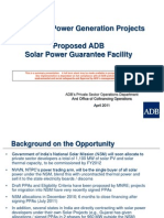 ADB Solar Power Guarantee Facility