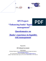 SPI Albania Liquidity Questionnaire On Bank Experiences