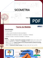 AULAS 3 A 5 - Psicometria - TEORIA DA MEDIDA (2 Slides)