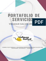 Portafolio de Servicios Velman Salud Ips S.A.S - 2021101