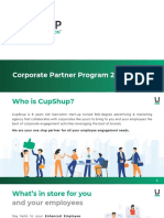 'CUPSHUP' Corporate Partner Program DECK