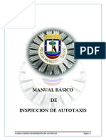 Manual Básico de Inspección de Autotaxis Página 1
