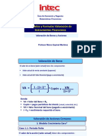 Modelos Valoración Bonos y Acciones Comunes